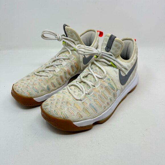 Nike Kevin Durant KD 9 Summer Pack Gum White Shoes Mens Size 9.5 843392-900 main image 5